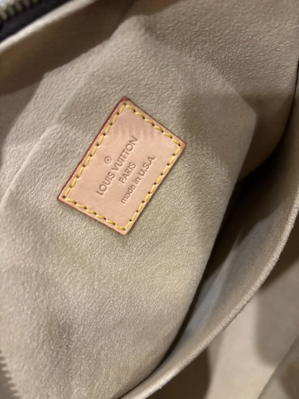 Louis Vuitton Manhattan PM Handbag Brown Monogram Canvas